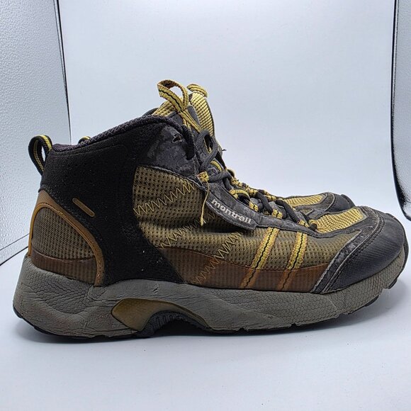 Montrail Namche Mid Mens Size 11 Yellow Black Hiking Boots Casual Outdoors Camp main image 9